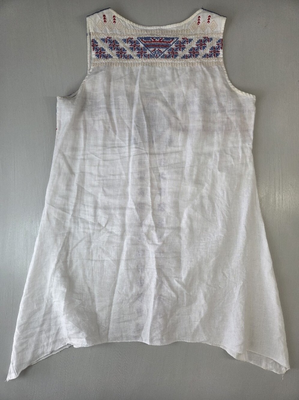 Johnny Was Linen Embroidered Dress - Picture 2 of 11